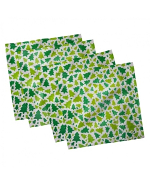 Ambesonne Christmas Set of 4 Napkins 18