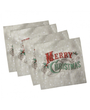 Ambesonne Christmas Set of 4 Napkins 18