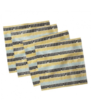 Ambesonne Mid Century Set of 4 Napkins 18