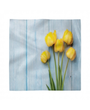 Ambesonne Tulip Set of 4 Napkins 18