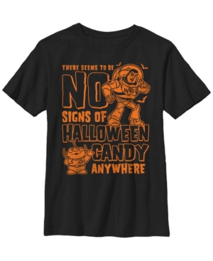 Fifth Sun Disney Pixar Toy Story Big Boys Buzz Lightyear No Signs of Halloween Candy Short Sleeve T-Shirt