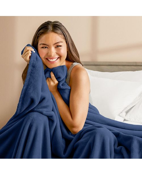 Bare Home Microplush Fleece Blanket, Full/Queen & Reviews Blankets