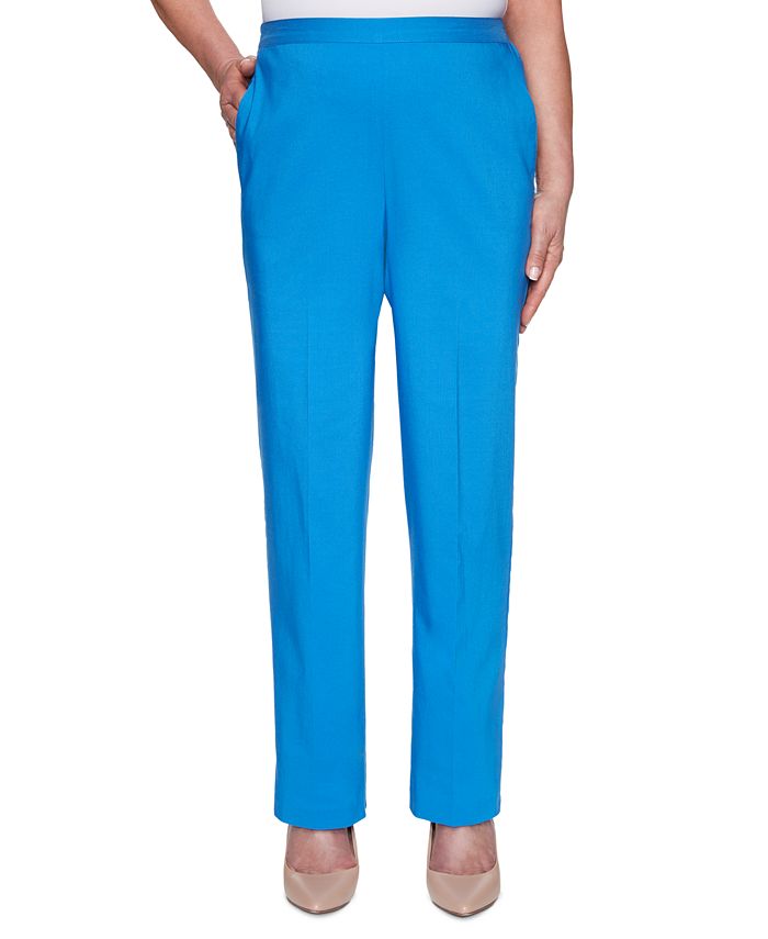 Alfred Dunner Women's Missy Sea You There Proportioned Medium Pant - Macy's