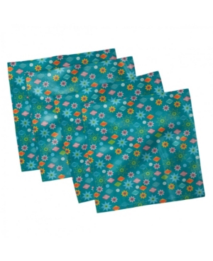 Ambesonne Christmas Set of 4 Napkins 18
