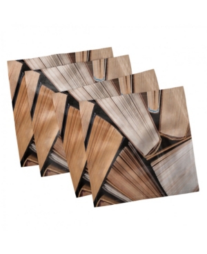 Ambesonne Abstract Set of 4 Napkins 18