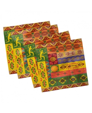 Ambesonne African Set of 4 Napkins 18