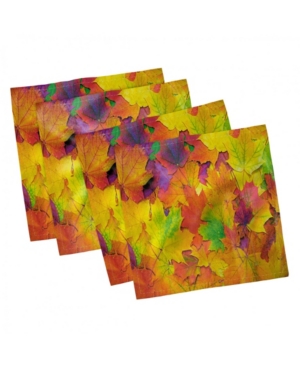 Ambesonne Fall Set of 4 Napkins 18