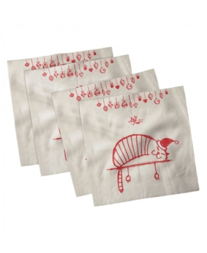 Ambesonne Christmas Set of 4 Napkins 18