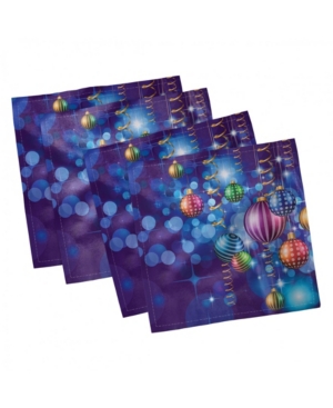 Ambesonne Christmas Set of 4 Napkins 18