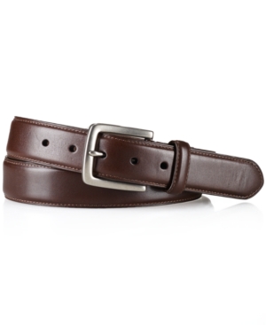 image of Polo Ralph Lauren Belt, Edge-Stitched Leather Belt