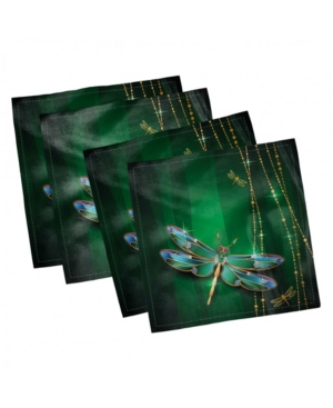 Ambesonne Dragonfly Set of 4 Napkins 18