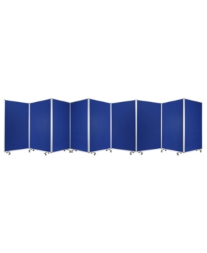 Screen Gems Commercial Residential Double-sided Wheeled 9 Panel Screen