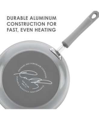 Classic Brights Hard Enamel Aluminum Nonstick Cookware Set, 14-Piece