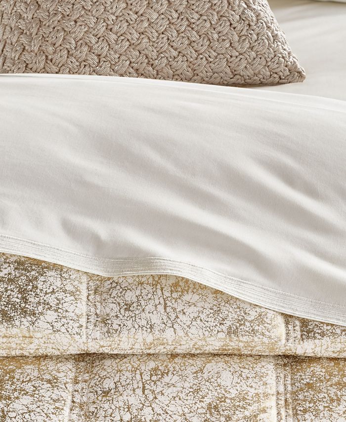 Michael Aram CLOSEOUT! Metallic Textured Coverlet Queen Quilt Macy's