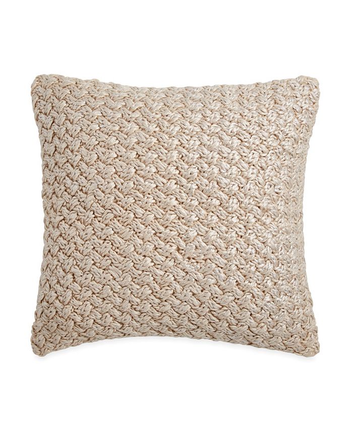 Michael Aram Metallic Knit Decorative Pillow & Reviews