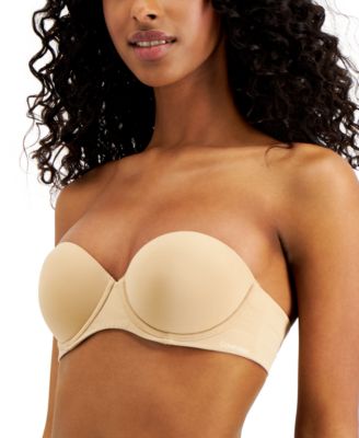 calvin klein push up strapless bra