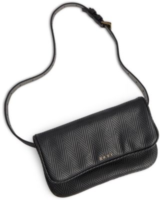 DKNY - Herringbone Convertible Belt Bag