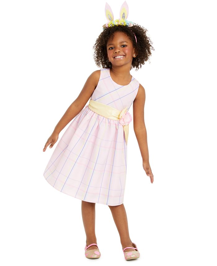 Good Lad Little Girls Plaid Taffeta Dress Macy's