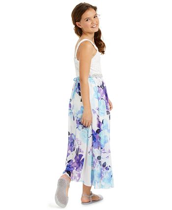 Speechless Big Girls Floral Walk Through Maxi Dress Macy s