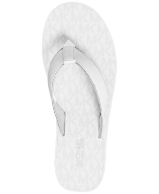 michael kors benny flip flops