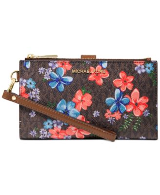 michael kors floral wallet