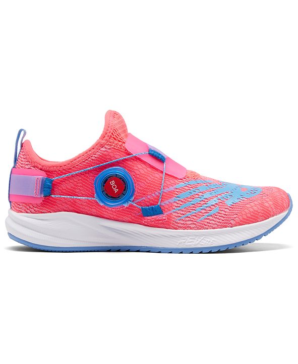 New Balance Little Girls' FuelCore Reveal Boa Running Sneakers from