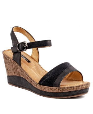 image of Gc Shoes Rozz Wedge Sandal Women-s Shoes