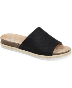 Journee Collection Women's Celine Espadrille Slide Sandals Women's Shoes