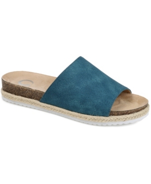 Journee Collection Women's Celine Espadrille Slide Sandals Women's Shoes