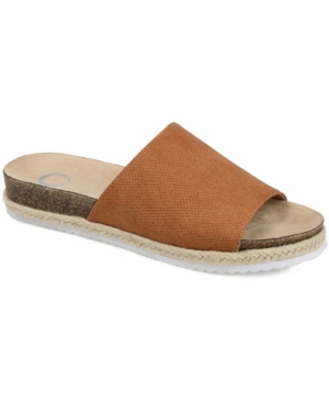 Journee Collection Women's Celine Espadrille Slide Sandals Women's Shoes