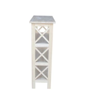X-Sided 3 Tier Shelf Unit