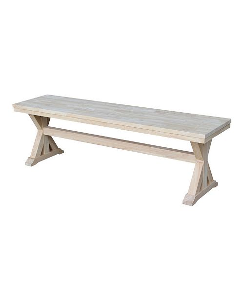 International Concepts Canyon Collection Solid Bench Reviews Furniture Macy S