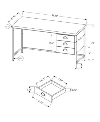 Computer Desk - 55" L