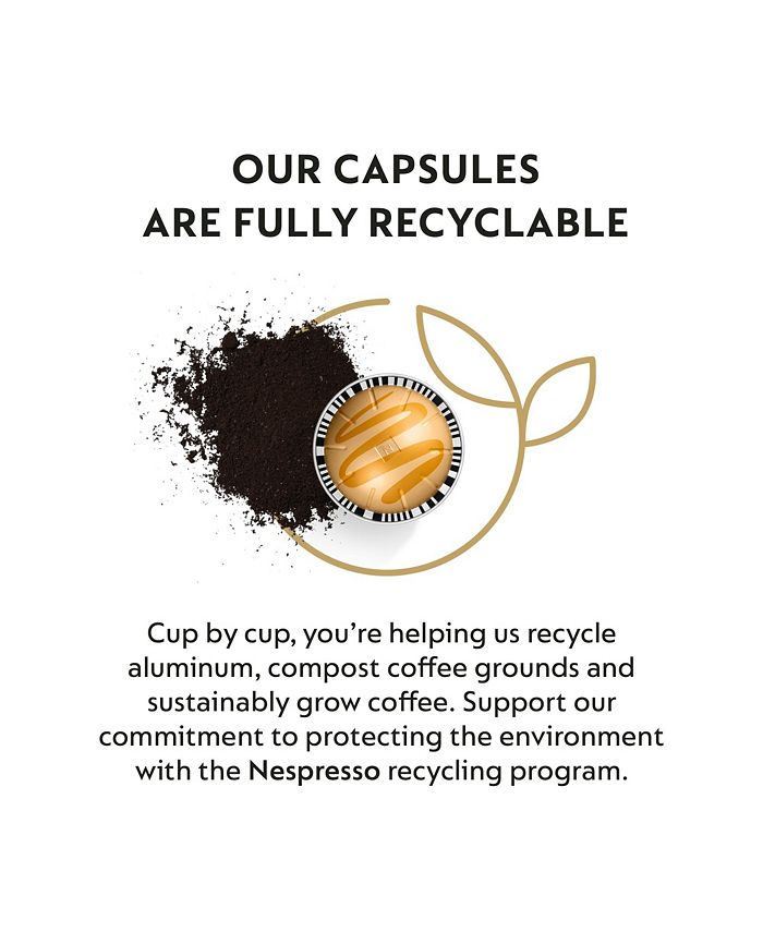 Nespresso Capsules VertuoLine, Caramel Cookie, Mild Roast Coffee, 40