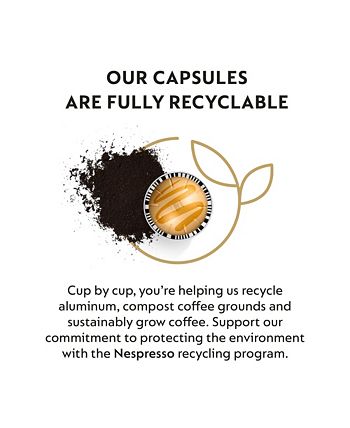 Nespresso Capsules Vertuoline, Intenso, Dark Roast Coffee, 30 Count Coffee  Pods, Brews 7.8Oz & Capsules Vertuoline, Double Espresso Chiaro ,Medium