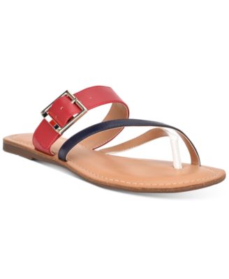 Macy's tommy hilfiger flip flops online