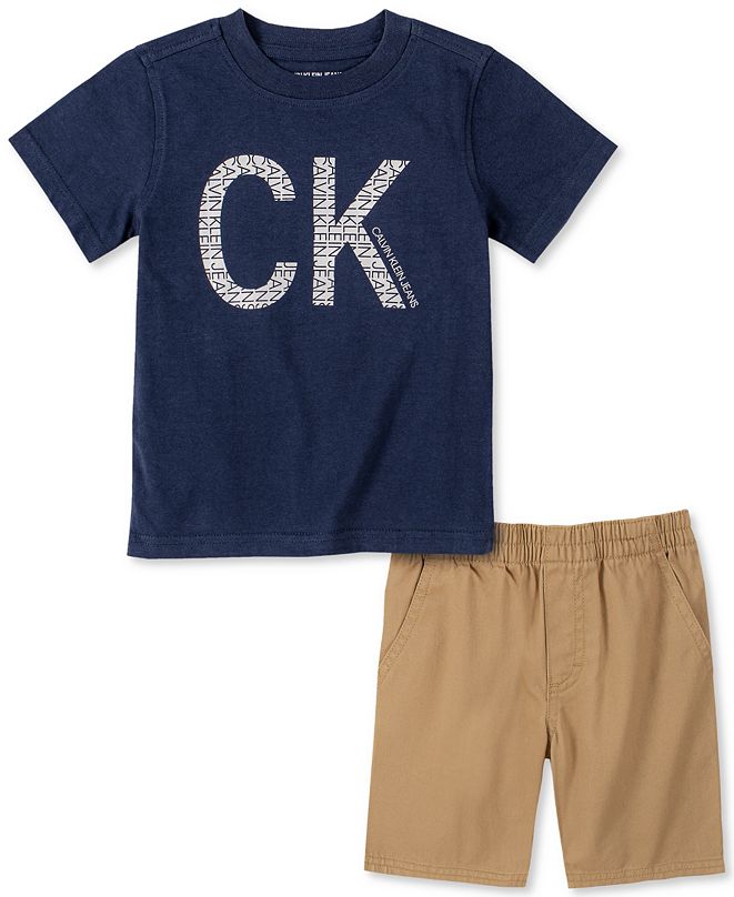 Calvin Klein Baby Boys TShirt and Shorts Set & Reviews Sets
