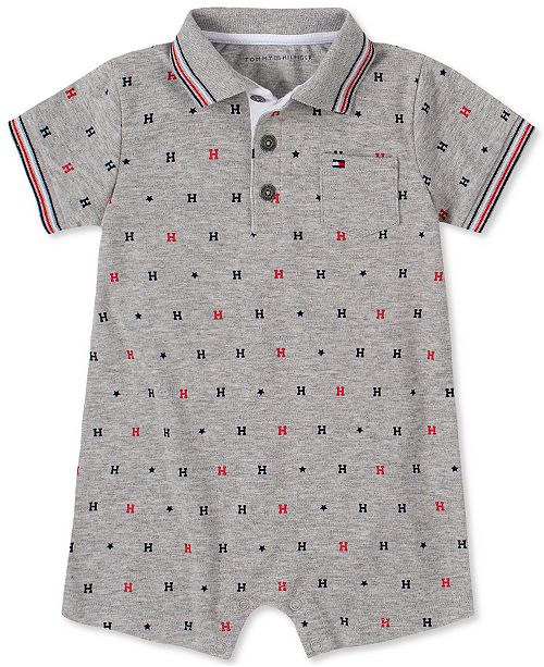 Tommy Hilfiger Baby Boys H Print Polo Romper Reviews All Baby