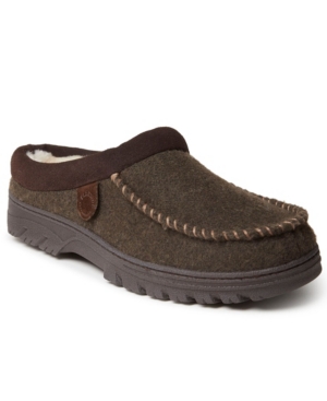 Dearfoams Fireside Men's Moc Toe Clog Slippers Men's Shoes