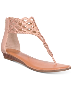 Thalia Sodi Ilene Glitzy Thong Flat Sandals Created for Macy's Women's Shoes