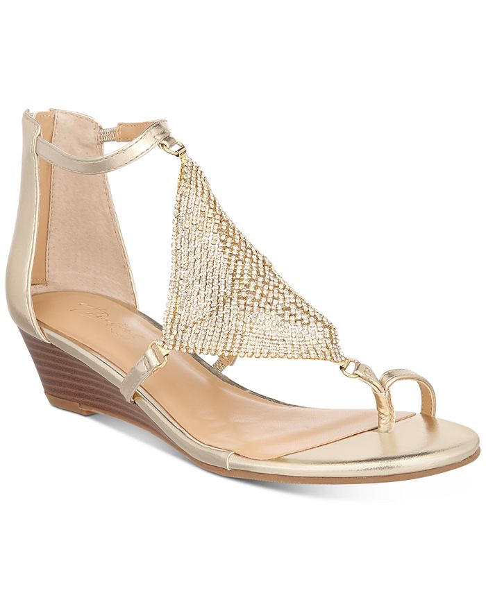 Thalia Sodi Tysson Jewel Wedge Sandals, Created for Macy's & Reviews ...