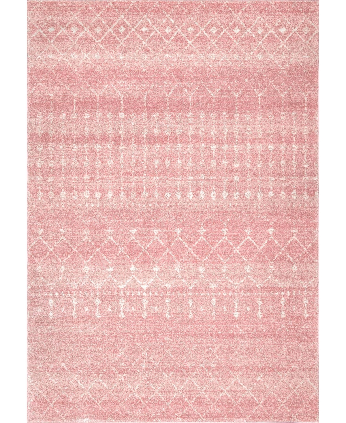 Nuloom Bodrum Moroccan Blythe 8' X 10' Indoor Area Rug In Pink