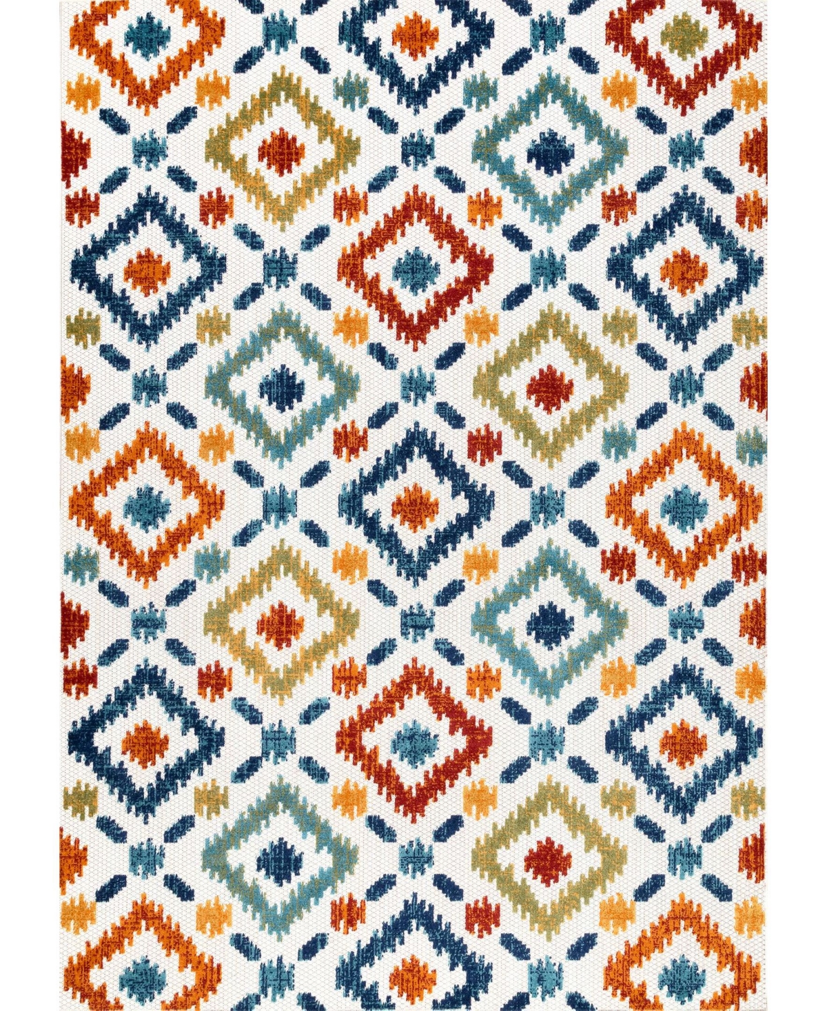 nuLoom Claudia Transitional Labyrinth Multi 5' x 8' Outdoor Area Rug - Multi
