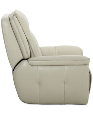 Lenardo 42" Leather Power Recliner, Created for Macy's
