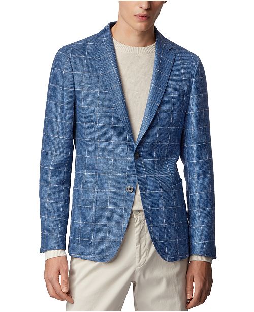 Hugo Boss Boss Men S Nold2 1light Pastel Blue Jacket Reviews