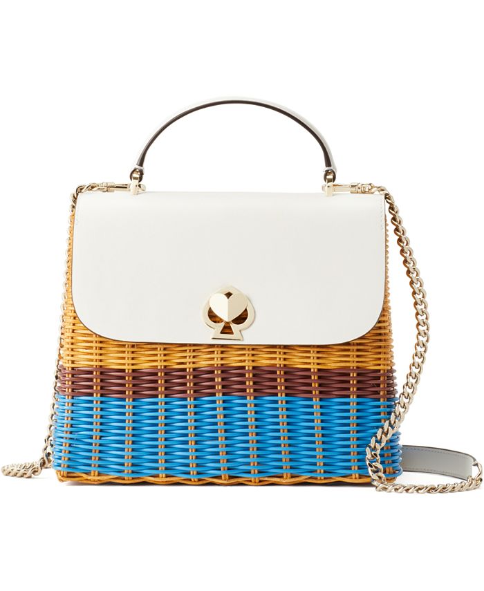 kate spade new york Romy Wicker Top Handle Satchel Macy's