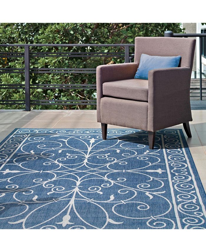 nuLoom Dawn Kathleen Krem 8'6" x 13' Outdoor Area Rug Macy's