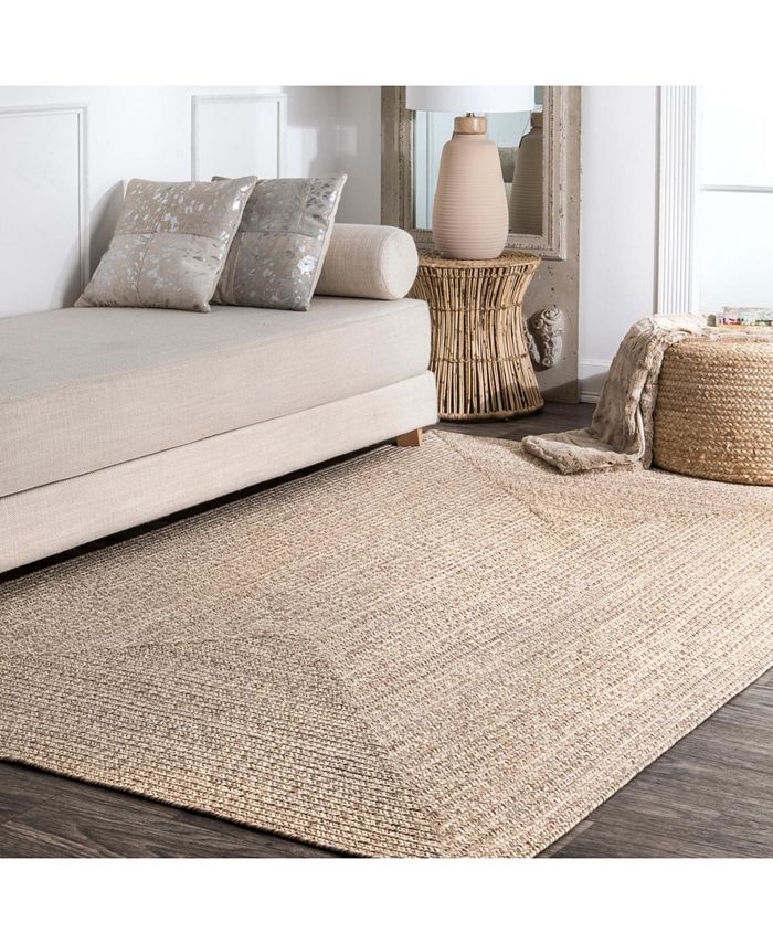 nuLoom Festival Braided Lefebvre Tan 6' x 9' Area Rug Macy's