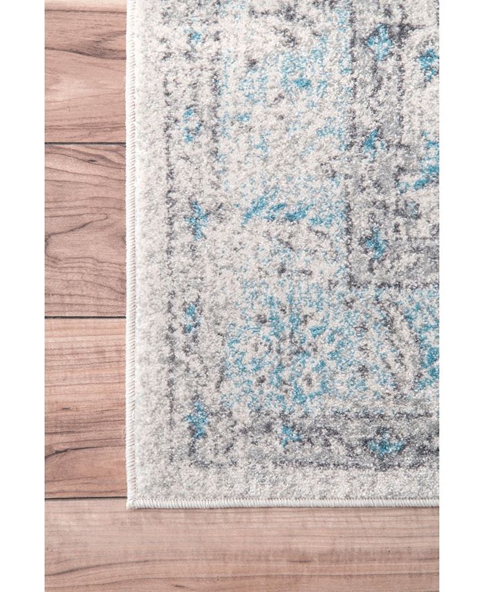 nuLoom Bodrum VintageInspired Rio Aqua 5' x 7'5" Area Rug Macy's