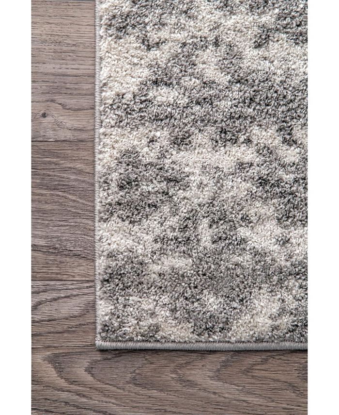 nuLoom Smoky Misty Shades Deedra Gray 7'6" x 9'6" Area Rug Macy's